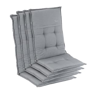 Coburg, Imbottitura, Schienale Alto, Sedia da Giardino, Poliestere, 53x117x9cm