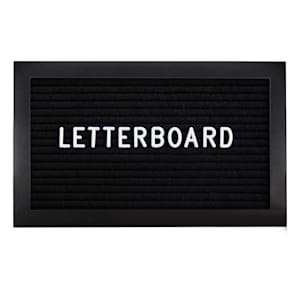 Letter board 25 x 15 cm letters & symbols and smileys hanging device