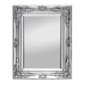 Ipswich specchio da parete, cornice in legno massiccio, rettangolare, 53 x 42 cm
