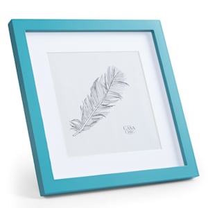 Cornice Clapton quadrata 24,4 x 24,4 cm Foto Passepartout Vetro