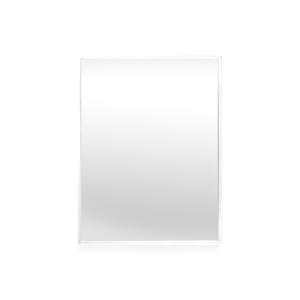 Croxley wandspiegel metalen lijst rechthoekig 90 x 60 cm