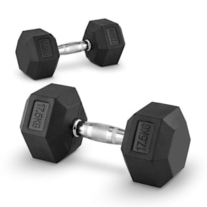 Hexbell Lot de 2 haltères courts Dumbbell 17,5kg