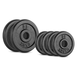 IPB 10 kg set gewichtsschijven 4 x 1,25 kg + 2,50 kg 30 mm