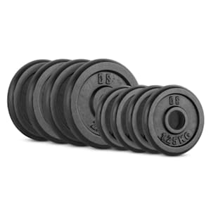 IPB 15kg Set Juego de discos de peso 4 x 1,25 kg + 4 x 2,50 kg 30 mm