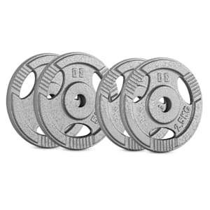 IP3H 15 kg Set Juego de discos de peso 2 x 2,5 kg + 2 x 5 kg 30 mm