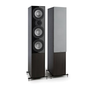 Reference 801 Three-Way Speaker Pair Rosewood incl. Cover Silver