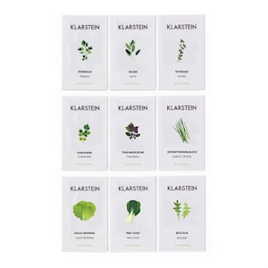 GrowIt Seeds zaadpakket 9 zakjes zaad: 3x Azië, 3x Europa en 3x sla