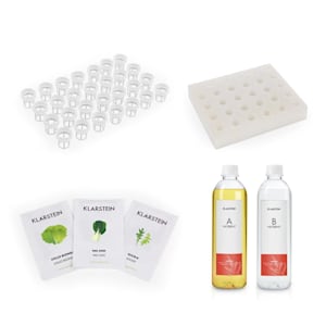 GrowIt Refill Kit Salad, špongiový panel, 28 rastlinných košíkov, Salad Seeds, živný roztok