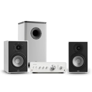 Drive 802 Set Stereo Amplificatore+Casse+Subwoofer BT5.0 bianco