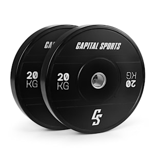 Sports Elongate 2020 Bumper Plates 2 x 20 kg gomme dure 50,4mm