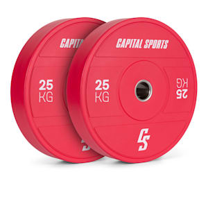 Nipton 2021 Gewichtsplatte Bumper Plate | 2 x 25 kg | Ø 54 mm | Hartgummi
