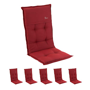 Coburg Polsterauflage Sesselauflage Hochlehner Gartenstuhl Polyester 53x117x9cm
