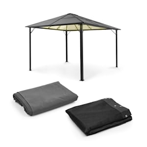 Panthéon Solid Sky Ambient Solar pergola 3x4 m éclairage solaire