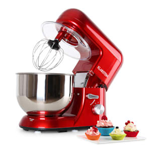 Bella Rossa Kitchen Machine 650W 1.6 HP 5.5 qt. Red