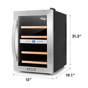 Reserva Wine Cooler 2 Zones 1.2 cft 12 Bottles