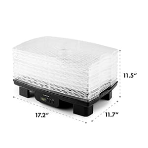 Bananarama Food Dehydrator black 550W Dryer Dehydrator 6 Levels