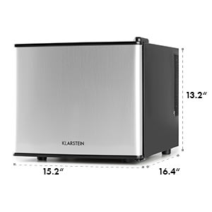Secret Hiding Place Beverage Cooler Minibar 2/3 cft. 50W Silver