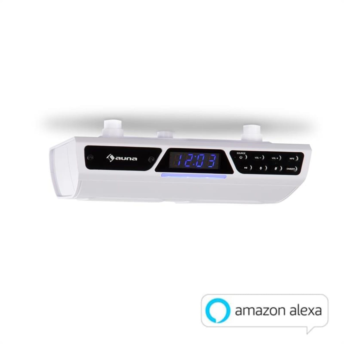 auna Intelligence Radio con Alexa Bluetooth WLAN Vivavoce bianco Bianco