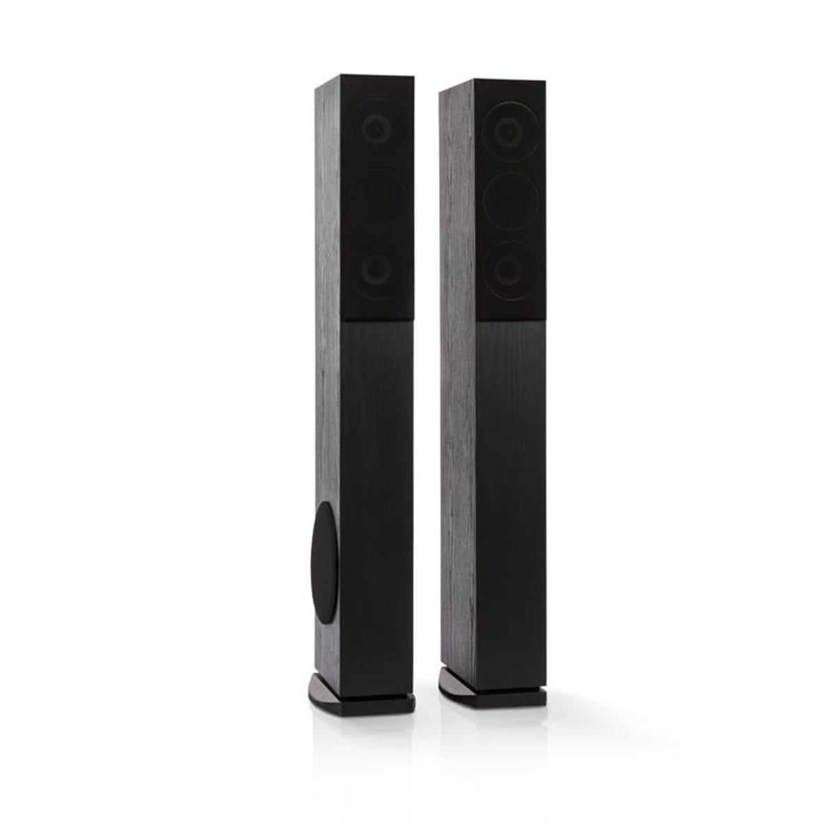 auna Line 4707 enceintes colonnes 4 voies paire d'enceintes HiFi 960 W max.  noires