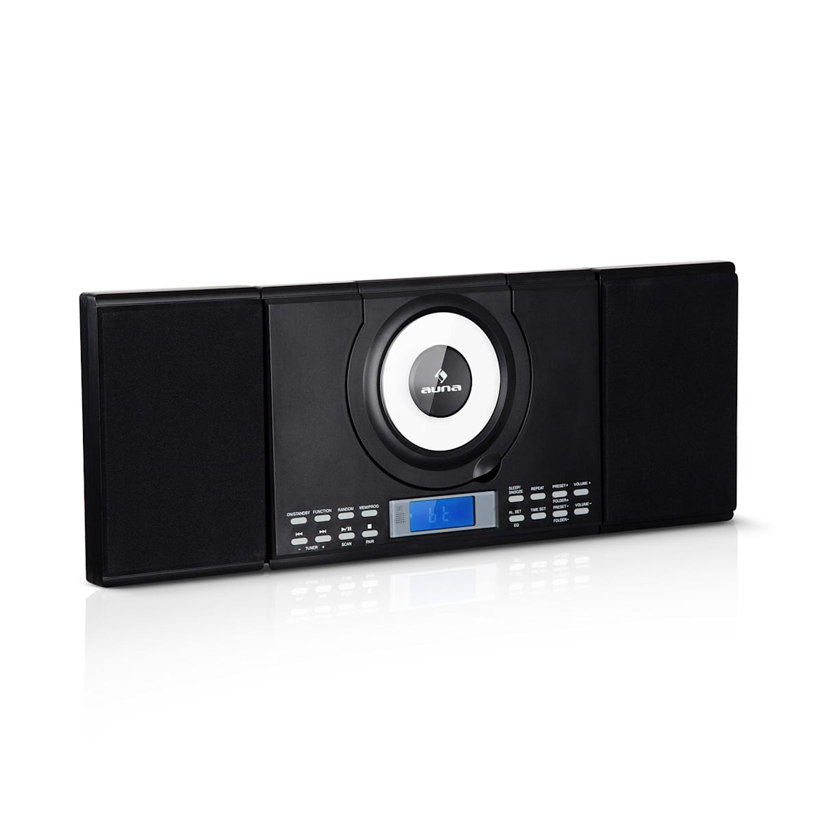 Microstar Sing Microcadena Karaoke Reproductor de CD Bluetooth Puerto USB  Mando a distancia