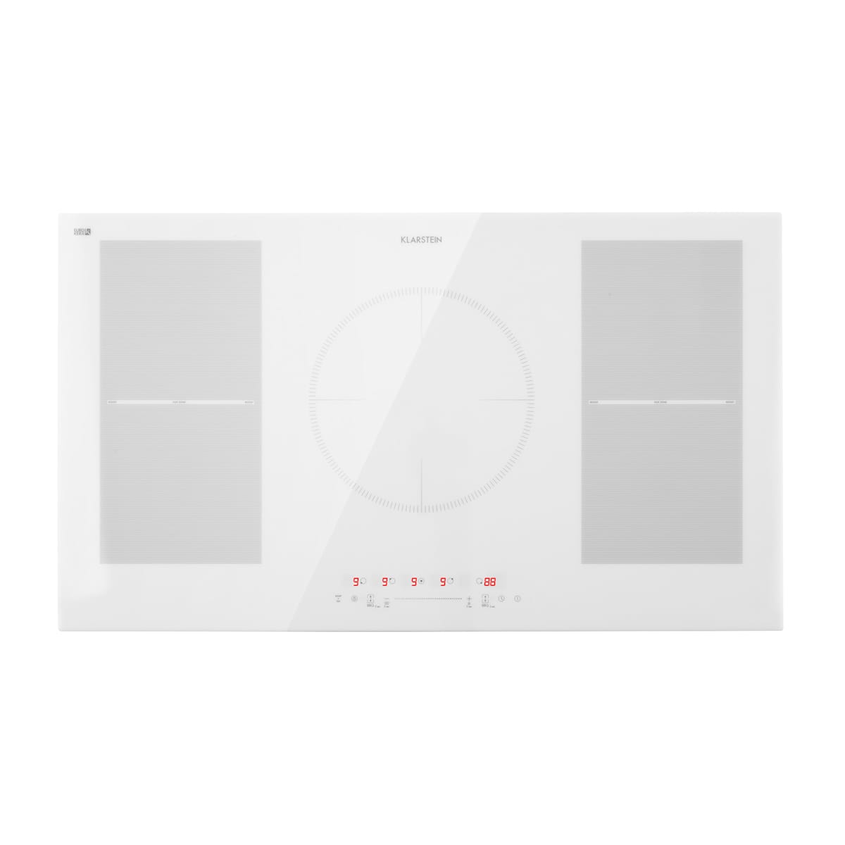 Delicatessa 90 Flex Plaque de cuisson à induction intégrée 5 zones 7400W  autonomek Blanc