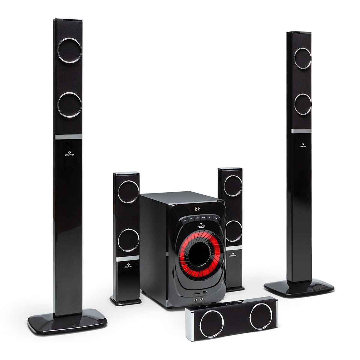 2.0 Channel Stereo Speakers Battery Powered Laptop Speakers For Home  Theaters(black)