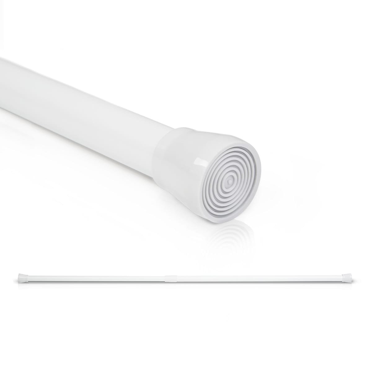 Barra de baño extensible 70-120cm Blanco