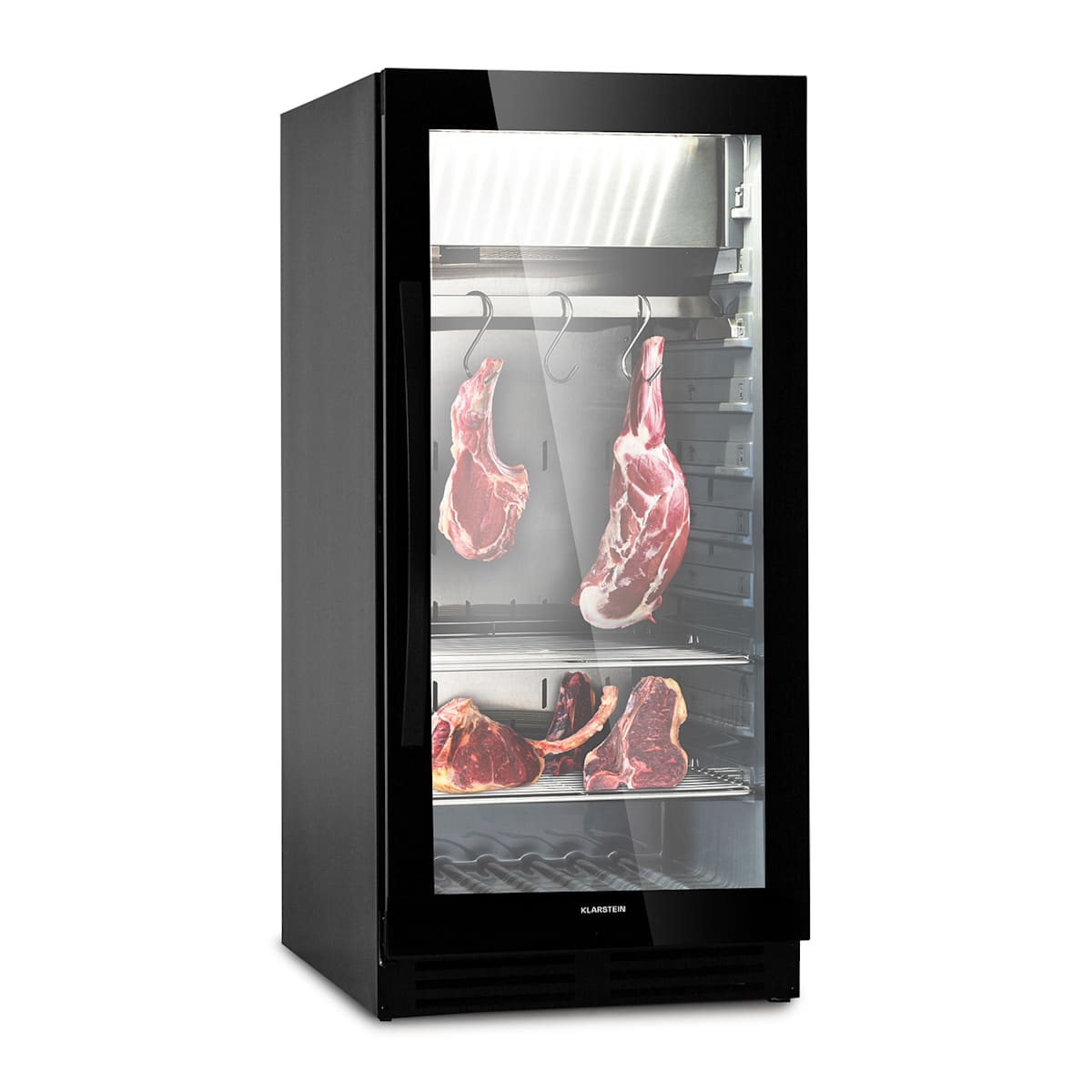 Steakhouse Pro Steak Ager cave de maturation pour steaks, autonome/encastrable, 1 zone, 98l, Température : 1-25°C, Humidité :  60-85 %, Eclairage intérieur LED blanc, Commande tactile