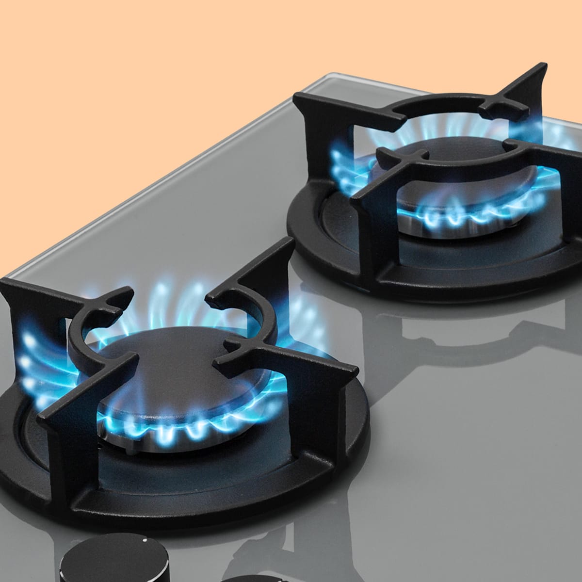 Firetale Table de cuisson à gaz, 4 feux, autonome