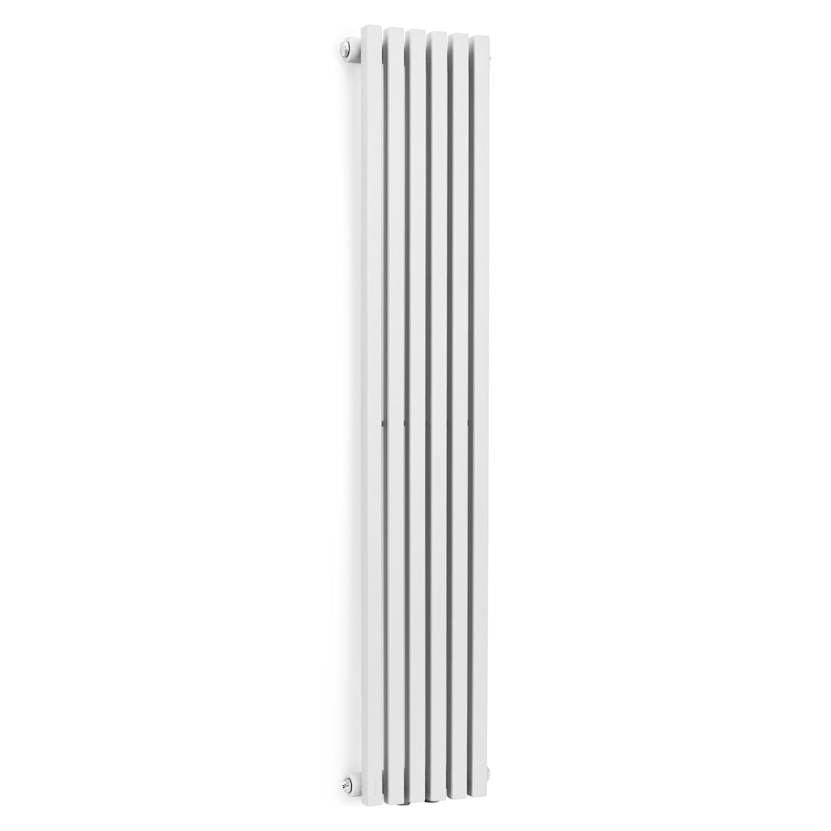 Delgado 180 x 60 Radiateur, radiateur tubulaire, 16 nervures verticales, 2 en 1 : raccordement 1/2 central ou latéral, Installation murale, max.  70 °C / 10,1 bars, 8 - 20 m², chauffage urbain 180 x 60 cm