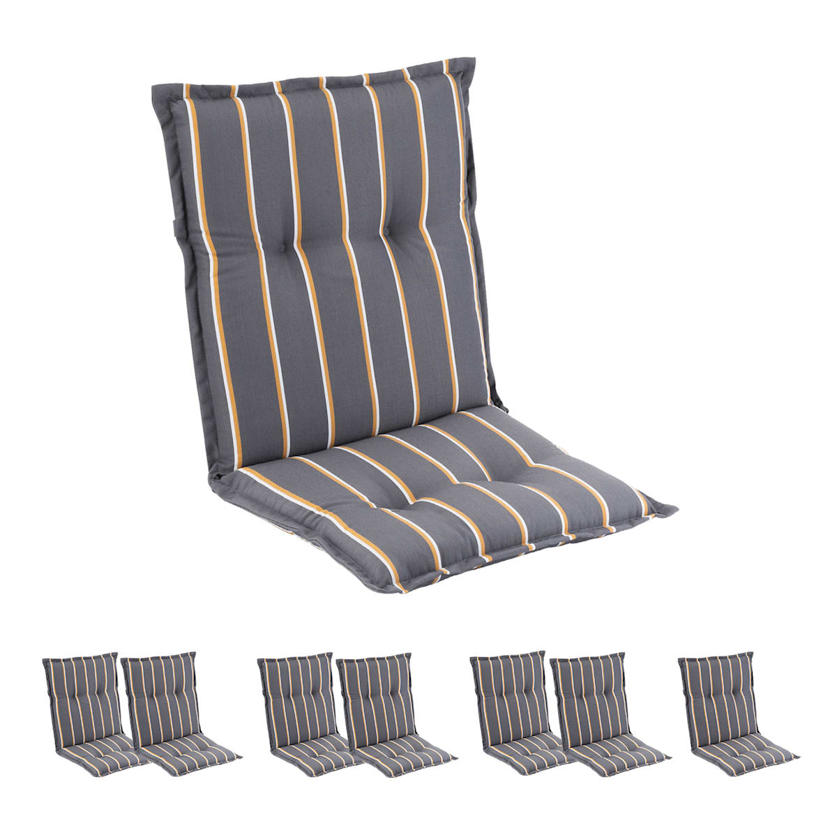 London lot de 2 chaises de jardin aluminium Textilène 6 positions