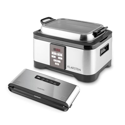 Klarstein Tastemaker Foodlocker Pro Keszlet Vakuumos Fozeshez Sous Vide Elektromos Fozoedeny Vakuumozo Gep 550