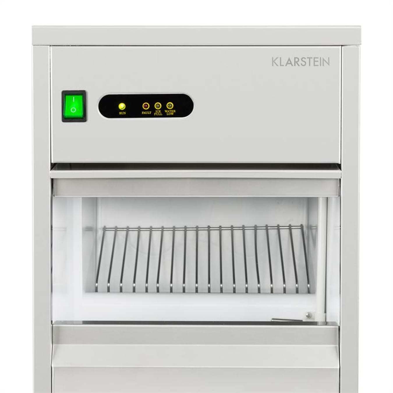 Glacial Pro - Ice maker per ghiaccio granulare, macchina per ghiaccio  granulare, compressore da 200 watt, 15 kg di ghiaccio/giorno, silenzioso