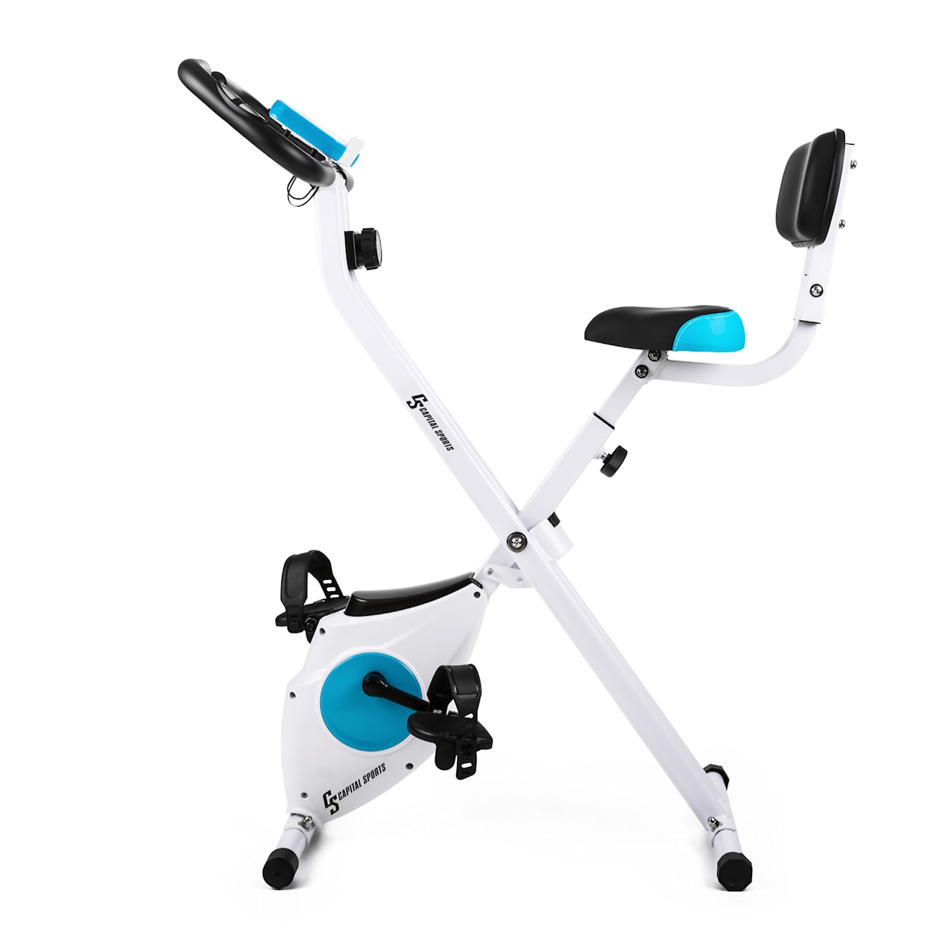 Azura M2 Bicicleta estática con respaldo Plegable 100kg Comodidad: Respaldo