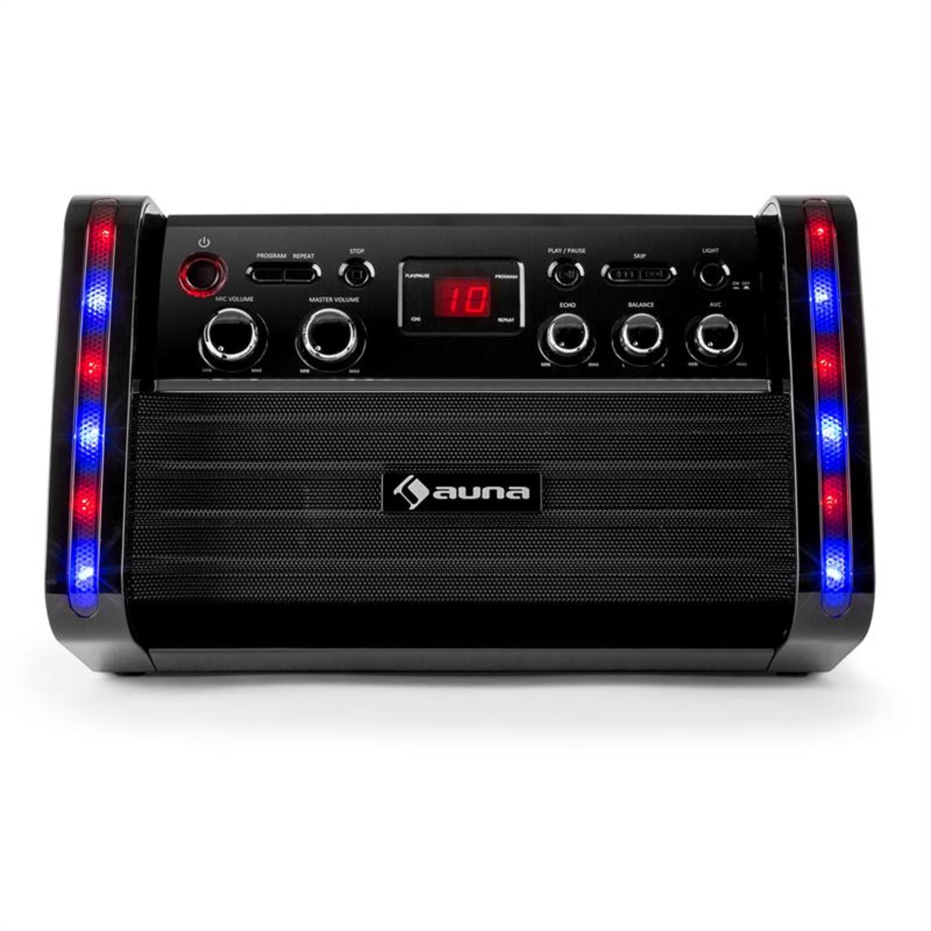 Rockstar Plus chaîne karaoké machine à karaoké Bluetooth USB CD LED Show RCA