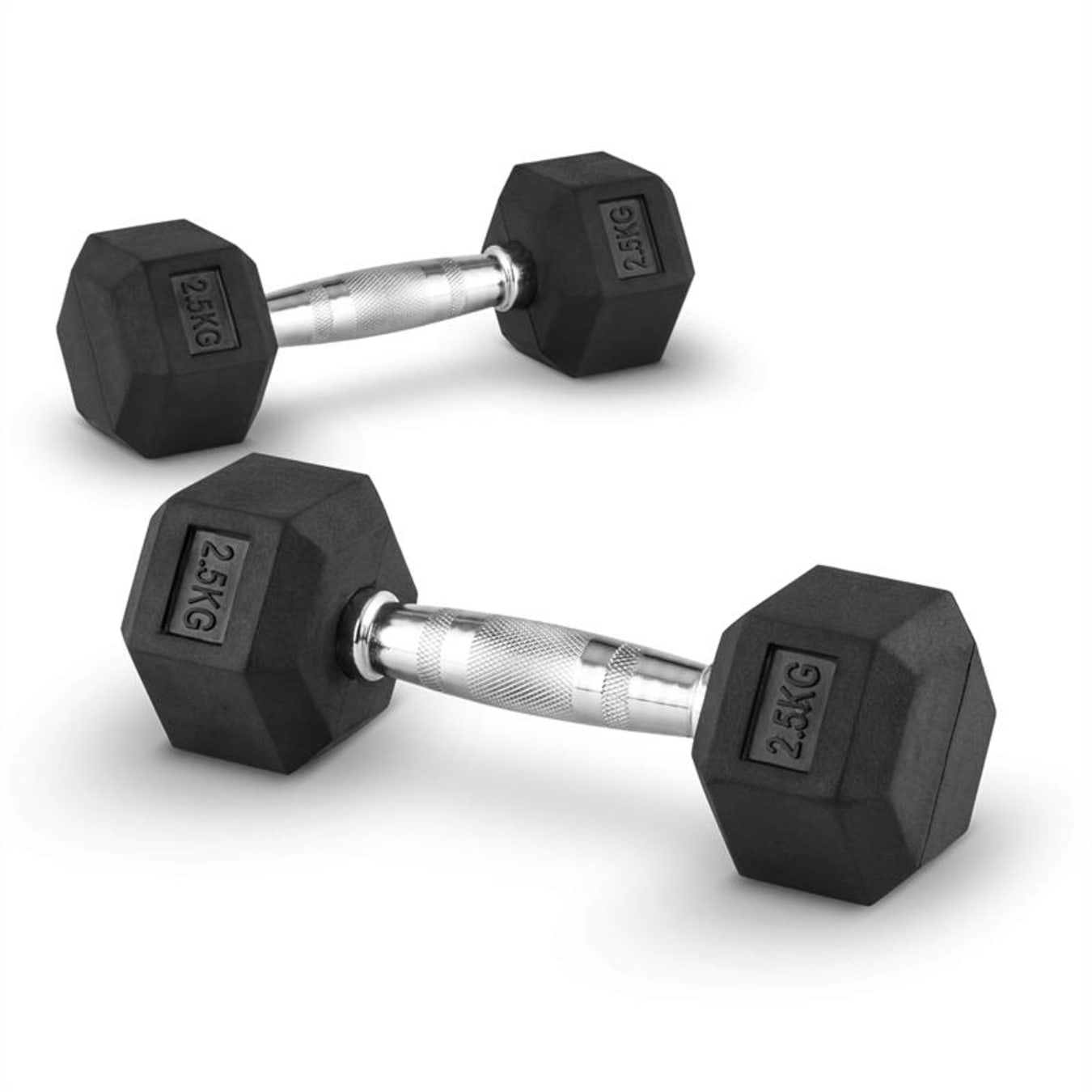 Capital Sports Hexbell Paire d´haltères courtes Dumbbell 2,5kg 2x