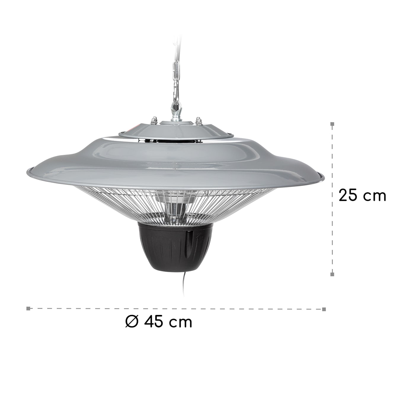 Stufa infrarossi 1500 w a faro