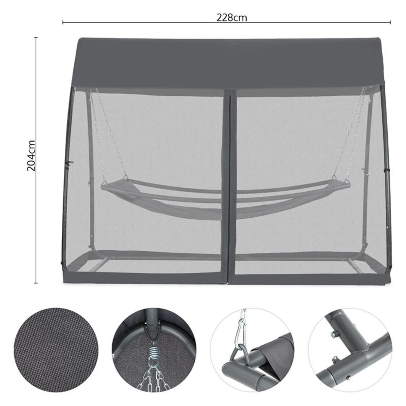 as - Hamac moustiquaire Moskito extrême - Mobilier de Jardin