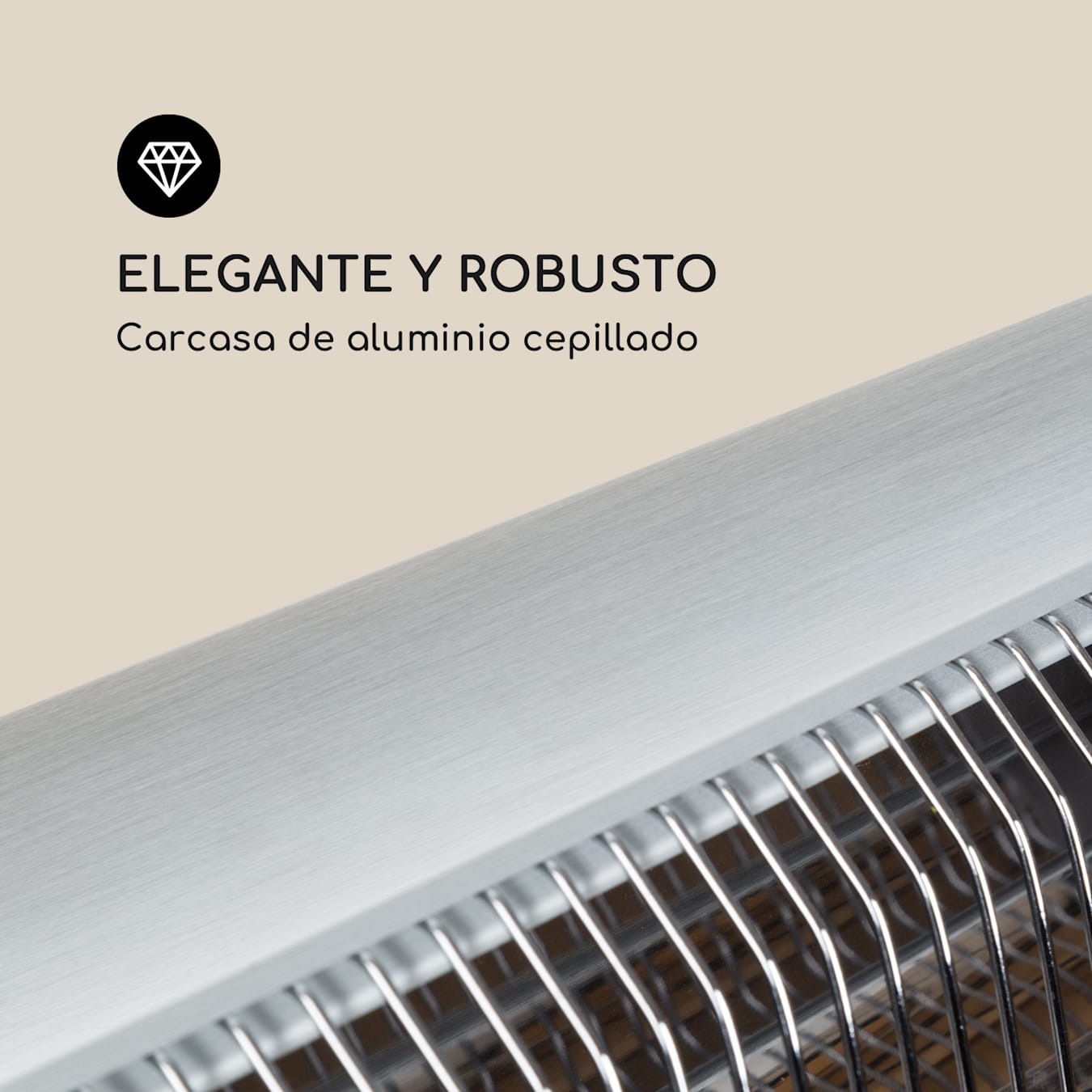 Camden Heat Deluxe Estufa exterior Estufa para terraza Calefactor eléctrico, IR ComfortHeat, Grado de protección: IP24, Lámpara led, Resistencia de  carbono, 3 niveles:1000 W, 1500 W y 2500 W, Mo 2500 W