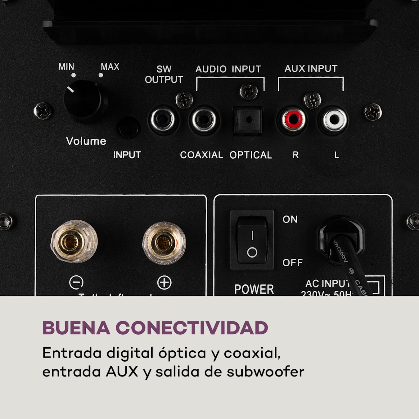 auna Line 700 A Set de altavoces de suelo activos 240 W RMS Bluetooth Negro