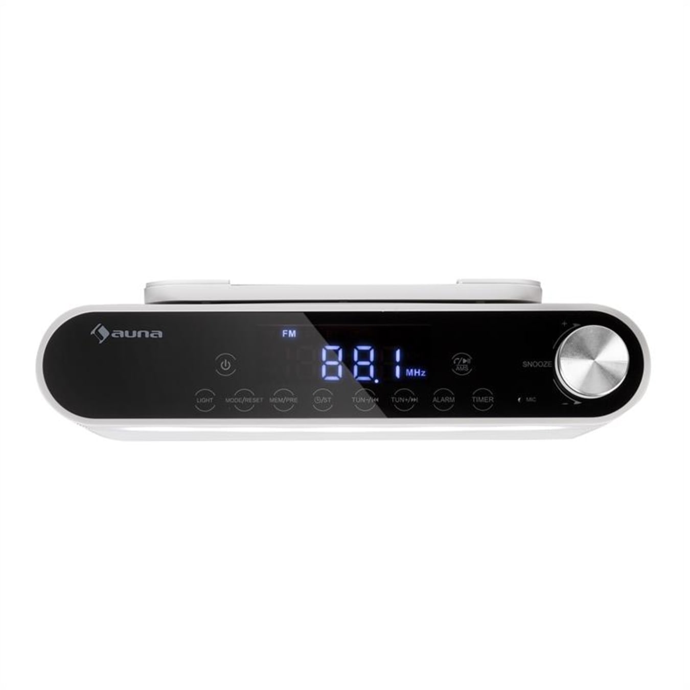 KR-130 Bluetooth Radio de cuisine Fonction mains-libres Tuner FM Éclairage  LED -blanc Blanc