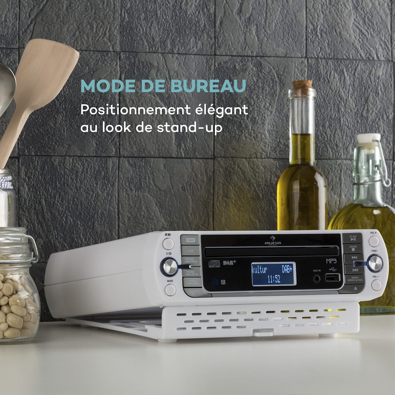 KR-500 CD Radio de cuisine, Radio Internet, WiFi
