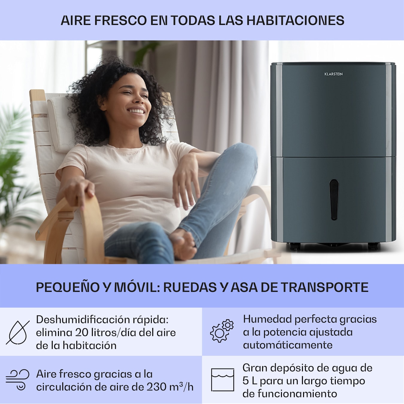  Deshumidificador portátil eléctrico para alta humedad, oficina,  sótano, hogar, cocina, uso deshumidificador, baja potencia, silencioso, con  diseño de apagado automático : Hogar y Cocina