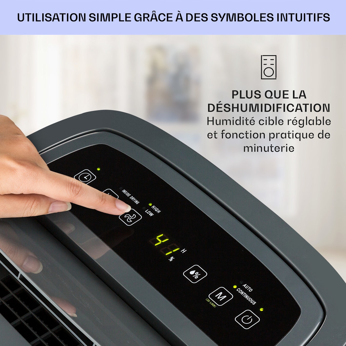 Klarstein Deshumidificateur d Air Electrique pour Chambre Salle de Bain  Déshumidificateurs Silencieux APP WiFi Absorbeur d'Humidité Electrique  Prise UK Déshumidificateur d'Air de 30L 25 à 30 m² Gris