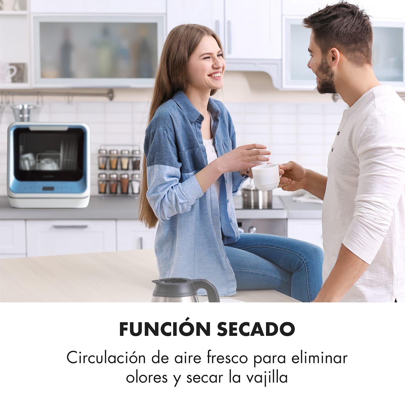 Mini secadora 450 w azul