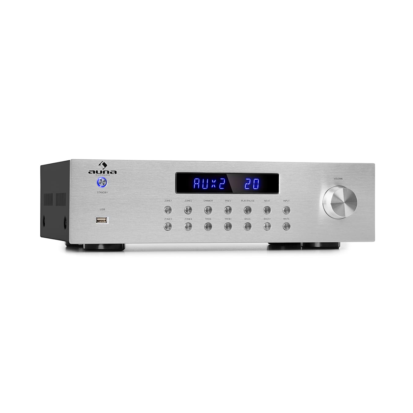 Auna Amplificateur Audio, Système Stéréo Recepteur Bluetooth Hifi