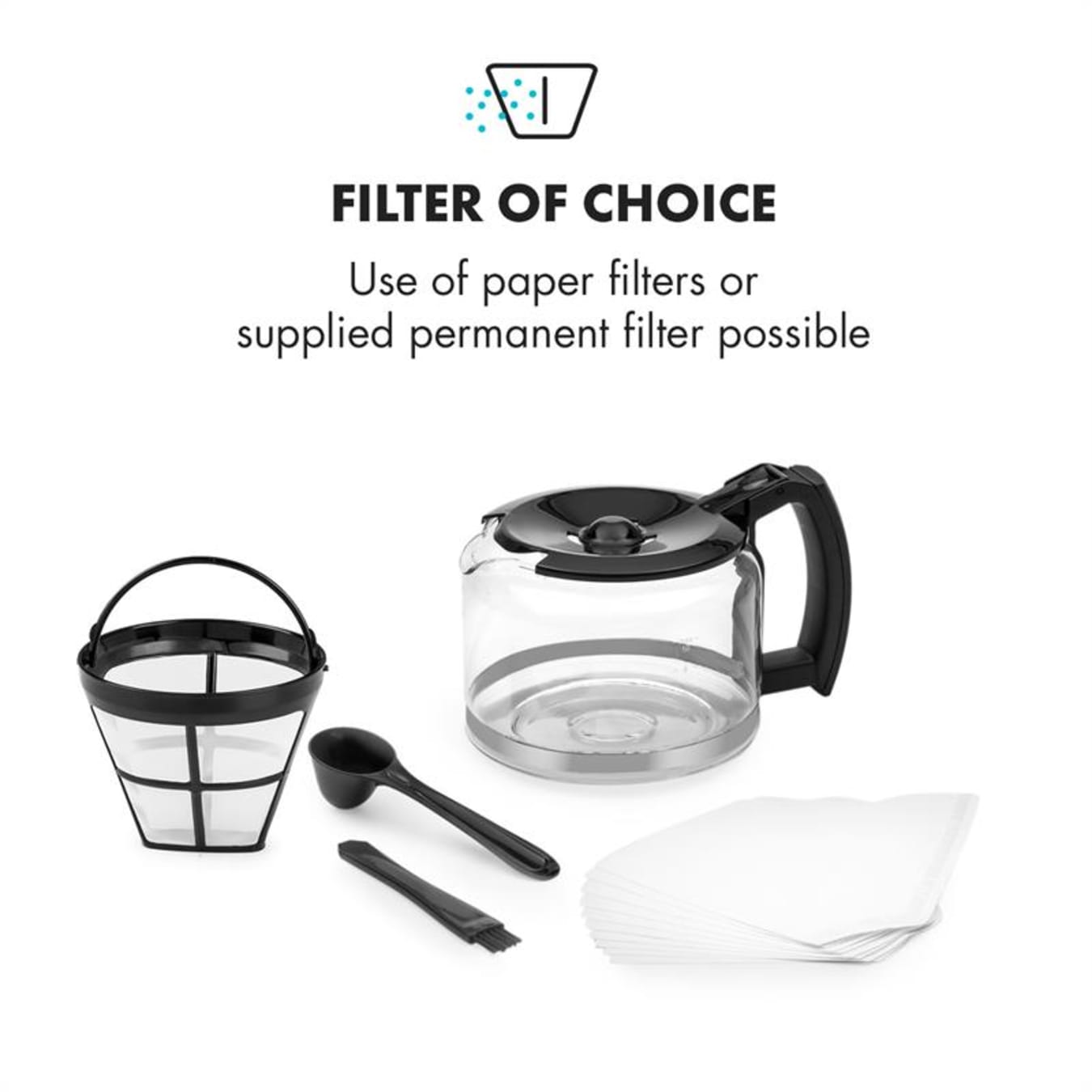 Pièce détachée DELONGHI VERSEUSE COTE FILTRE NOIRE COMPLETE