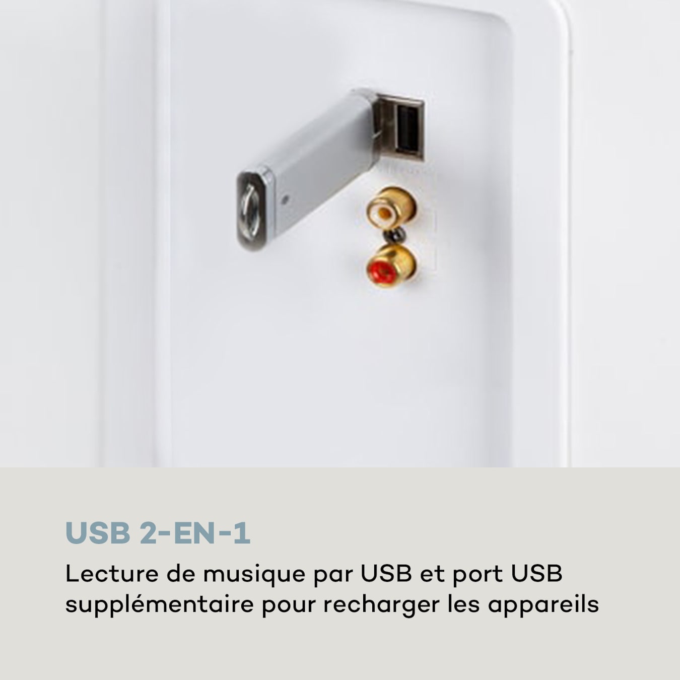 Tour karaoké Karaboom 100 Sing, Système d'enceintes 2.1, 120 Watt max., Caisson de basses unilatéral, Bluetooth, Lecteur CD, 2 en 1 USB, Support pour tablette