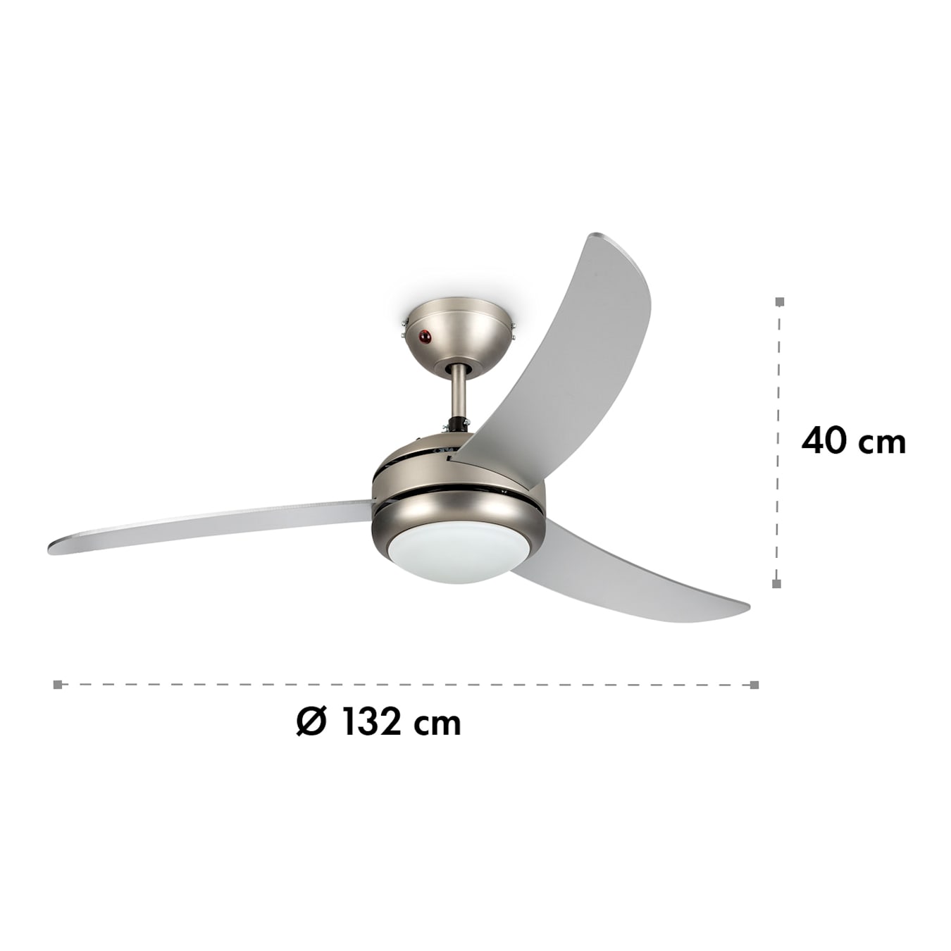 Risparmio energetico solare del ventilatore a muro dell'aria fredda con 3  pale dei pp e