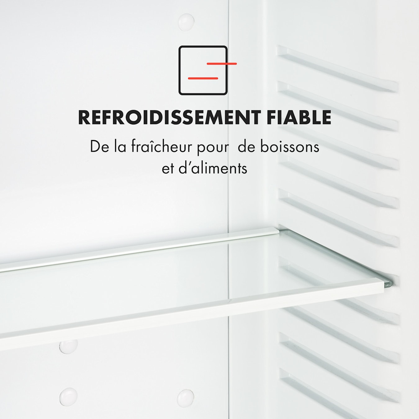 KLARSTEIN Minibar Cachette Argent 2015 - Fiche technique, prix et avis